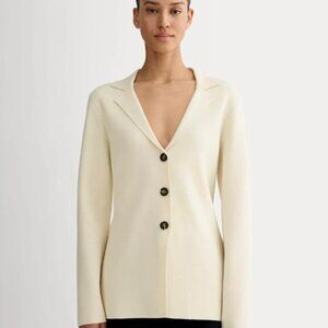 Everlane Knit Blazer in Birch